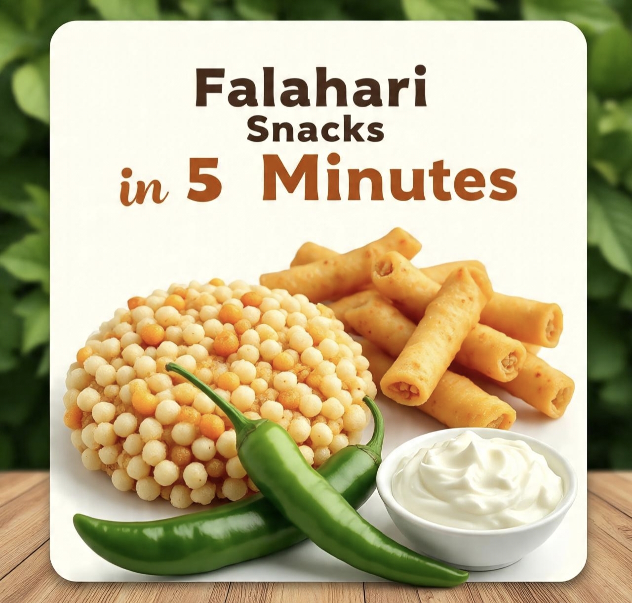 5 मिनट में तैयार होने वाली फलाहारी स्नैक्स रेसिपी