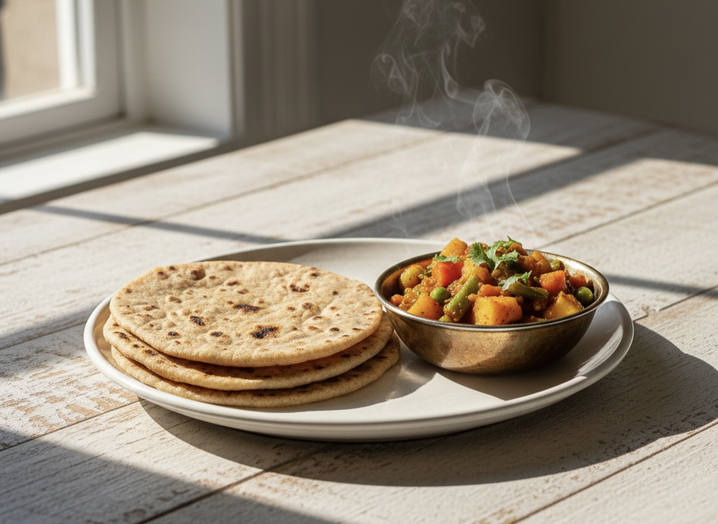 घर की बनी रोटी सब्जी | Homemade Roti Sabzi Best Recipe in Hindi 2025