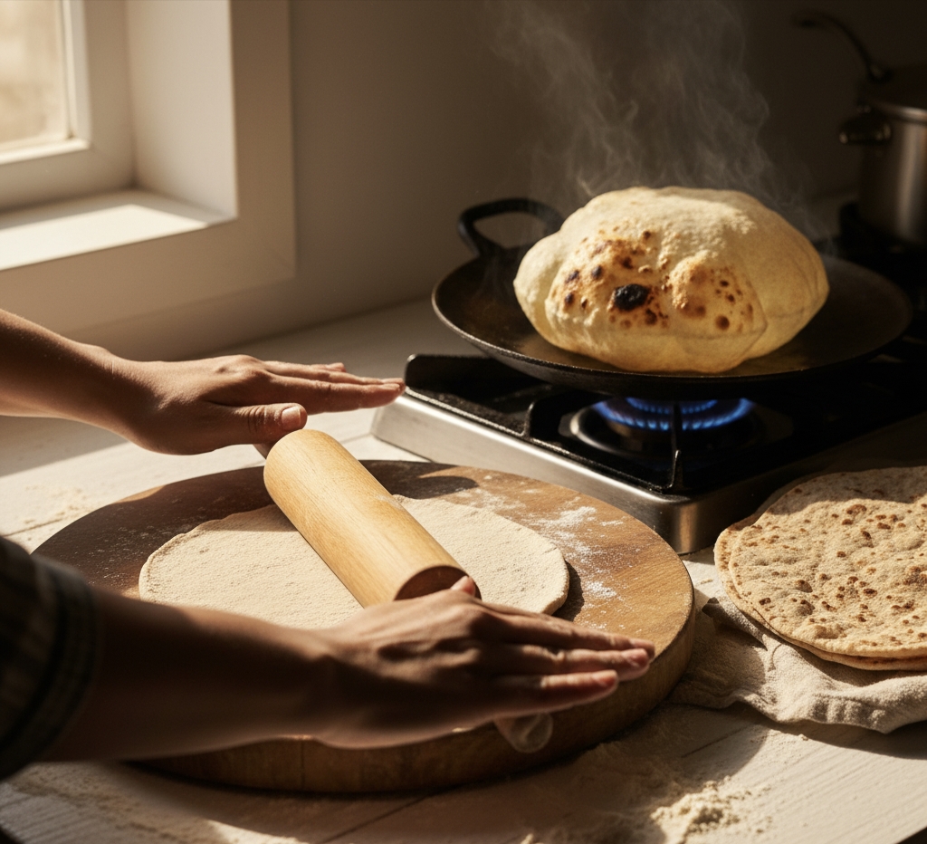 घर की बनी रोटी सब्जी | Homemade Roti Sabzi Best Recipe in Hindi 2025