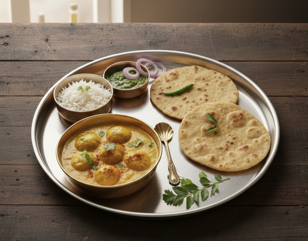 बेसन की कढ़ी और रोटी रेसिपी | Besan Kadhi aur Roti Best Recipe in Hindi 2025