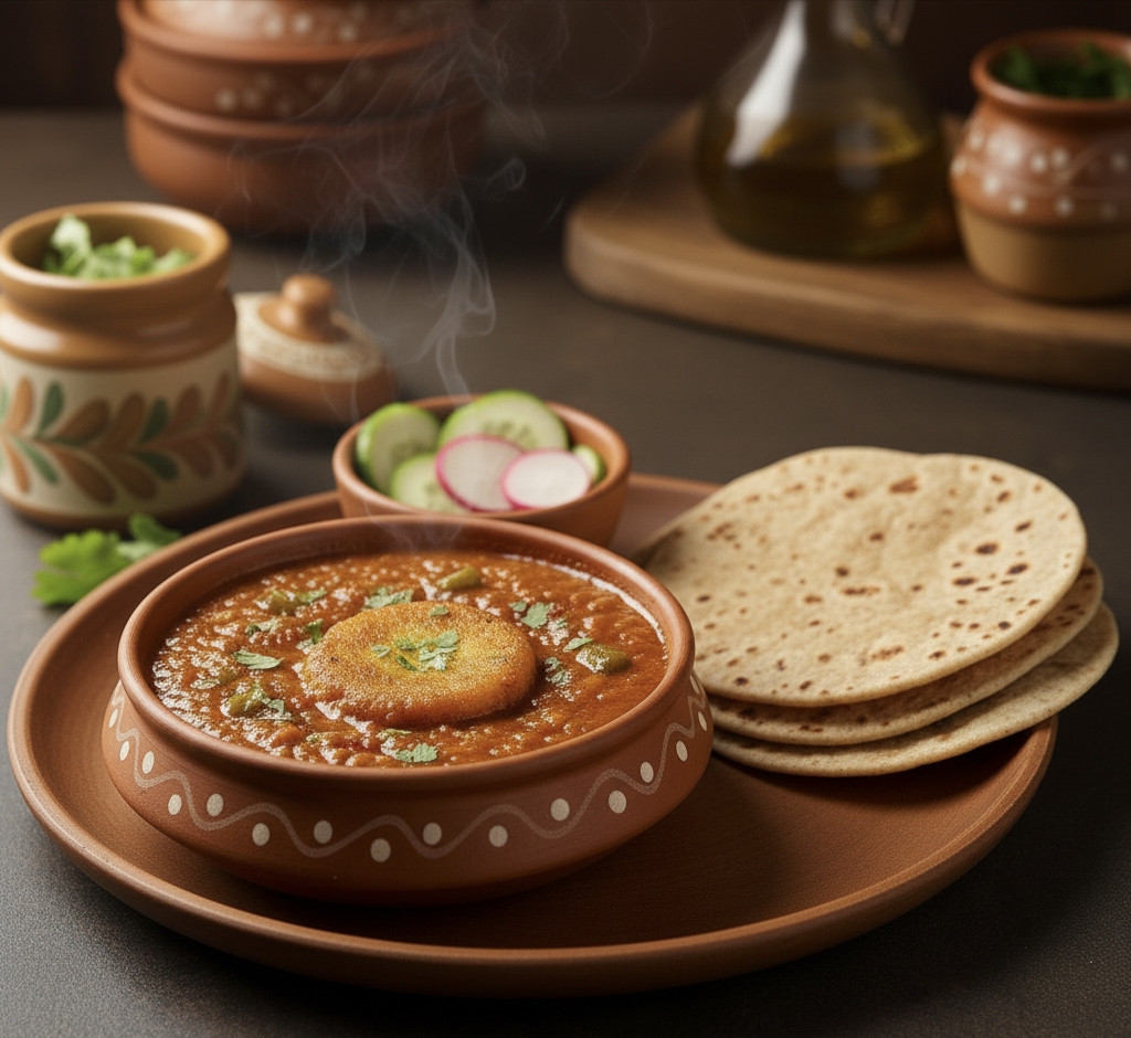 बिना तला हुआ आलू पकोड़ा करी | Healthy Aloo Pakora Curry Recipe 2025