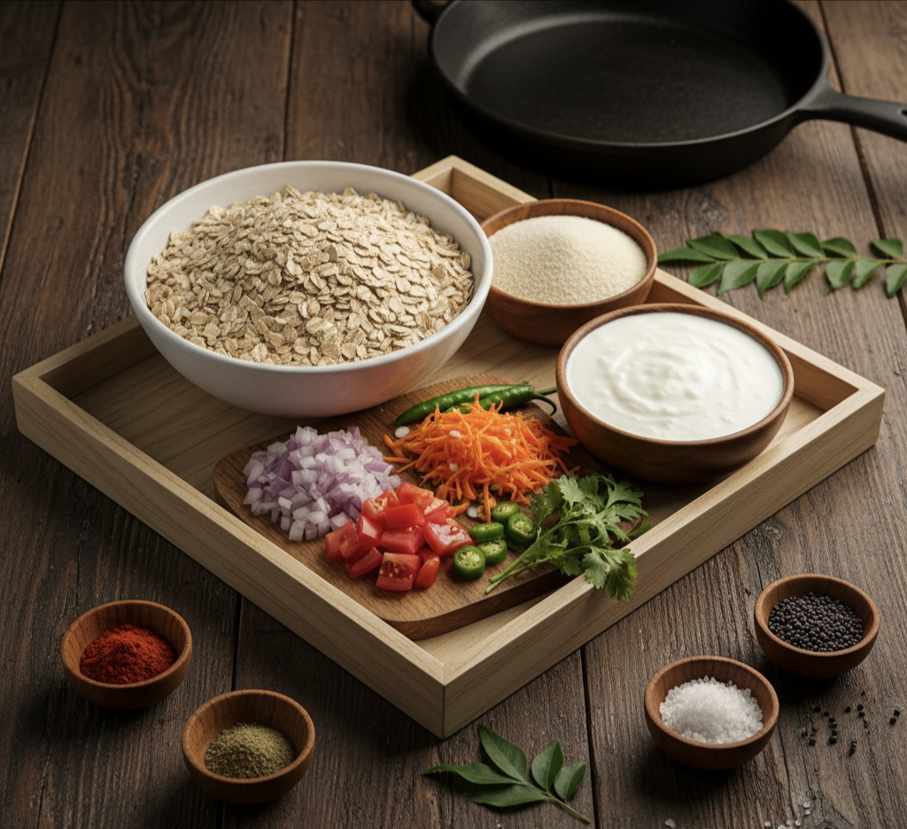 ओट्स सूजी का हेल्दी नाश्ता इन 15 मिनट्स | Oats Sooji Breakfast Best Recipe at Home