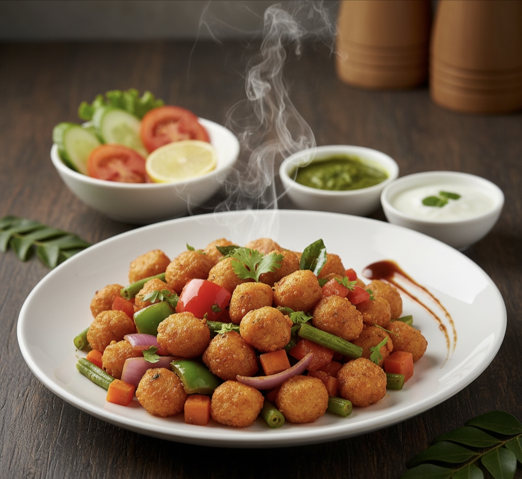 ब्रेकफास्ट रेसिपी सोया चंक्स वेजिटेबल फ्राई इन 30 मिनट | High Protein Healthy Breakfast