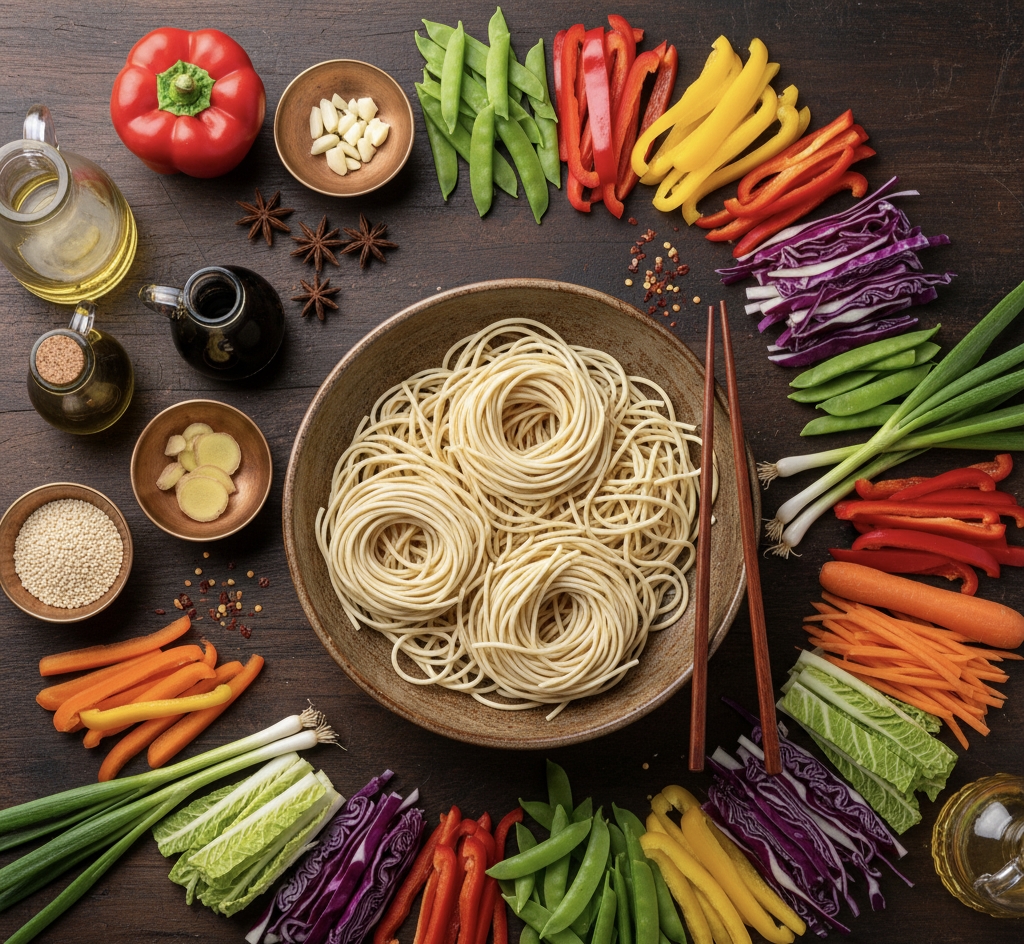 वेज चाउमिन डिनर स्पेशल | Veg Chowmein Dinner Best Recipe | झटपट रेसिपी 2025