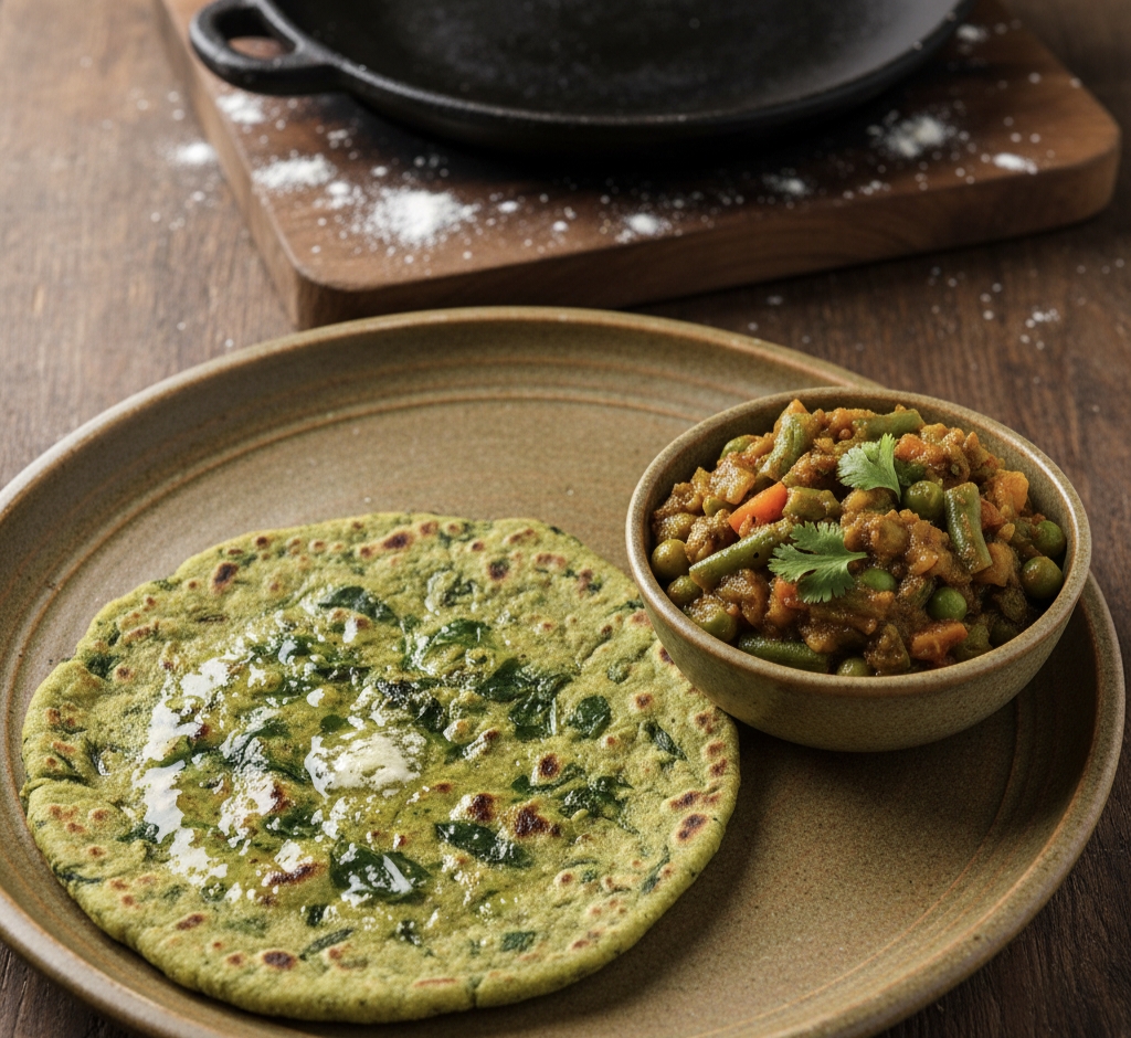 हरी सब्जियों वाली रोटी सब्जी - Hari Sabjiyon Wali Roti Best Sabzi 2025