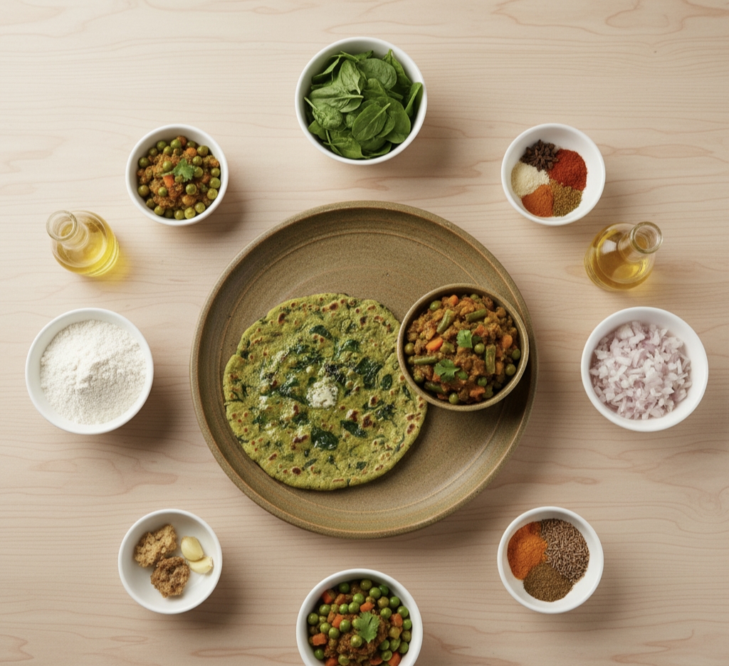 हरी सब्जियों वाली रोटी सब्जी - Hari Sabjiyon Wali Roti Best Sabzi 2025