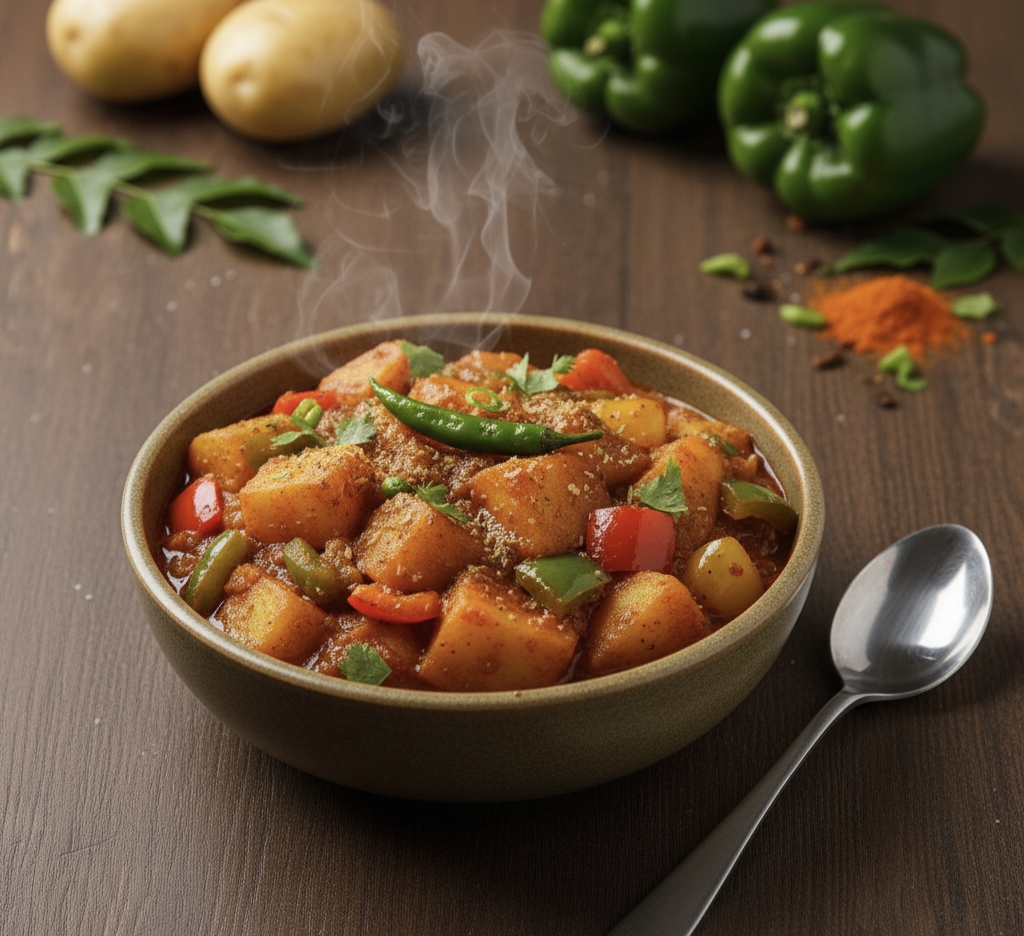 आलू शिमला मिर्च रेसिपी | Aloo Shimla Mirch Best Recipe in Hindi 2025