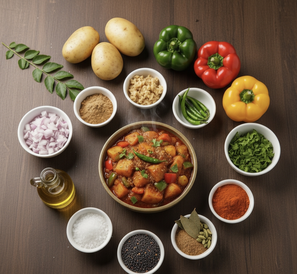 आलू शिमला मिर्च रेसिपी | Aloo Shimla Mirch Best Recipe in Hindi 2025