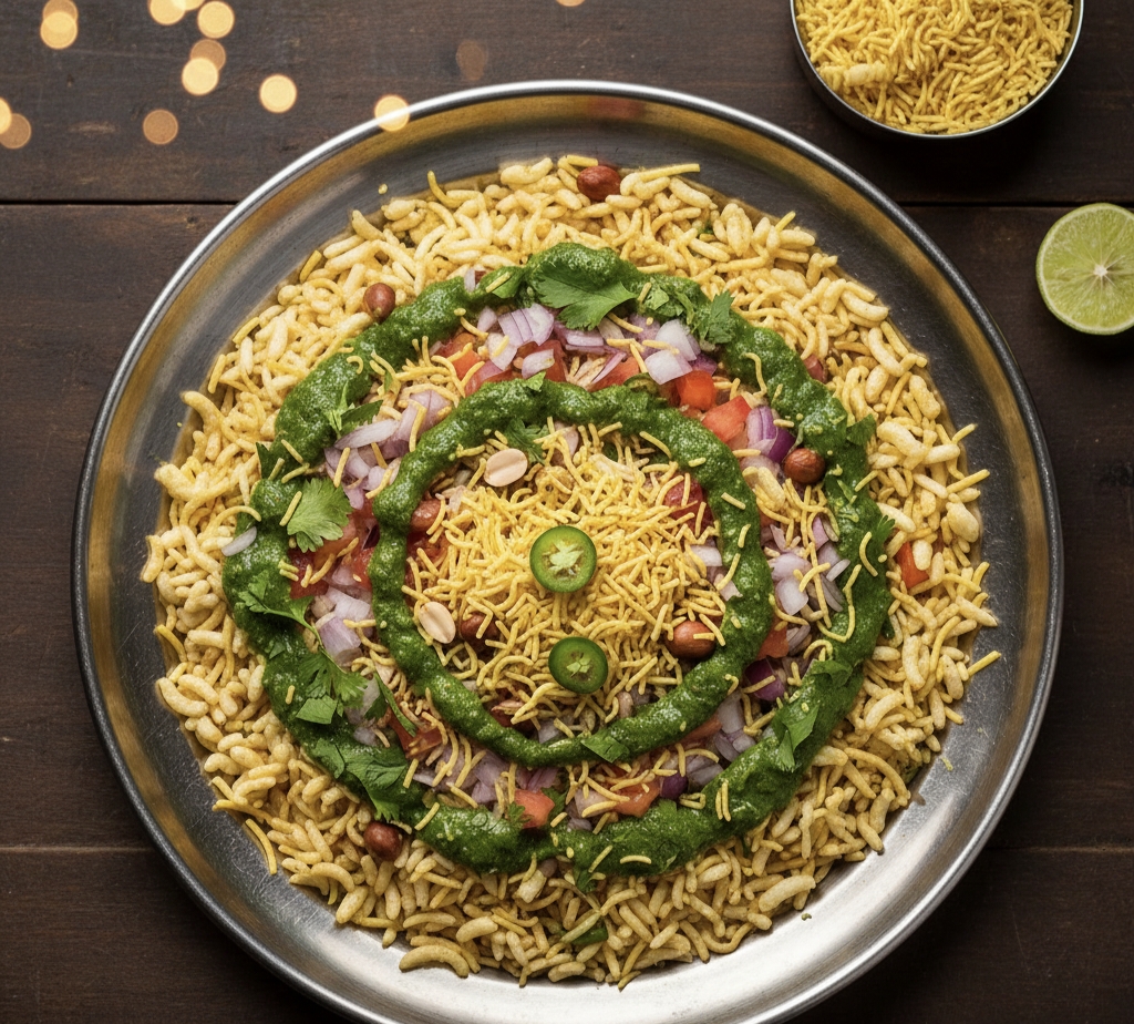 बेलपुरी रेसिपी – घर पर बनाएं मुंबई स्टाइल भेल पूरी | Bhel Puri Best Recipe in Hindi 2025
