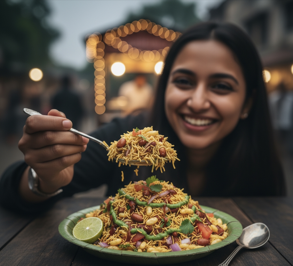 बेलपुरी रेसिपी – घर पर बनाएं मुंबई स्टाइल भेल पूरी | Bhel Puri Best Recipe in Hindi 2025
