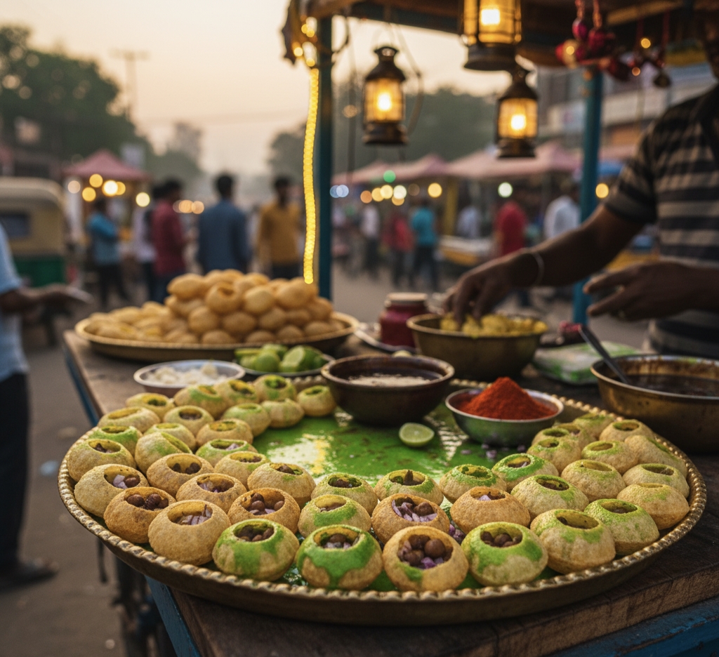 पानी पूरी रेसिपी – घर पर बनाएं असली स्ट्रीट स्टाइल पानी पूरी | Pani Puri Best Recipe in Hindi 2025