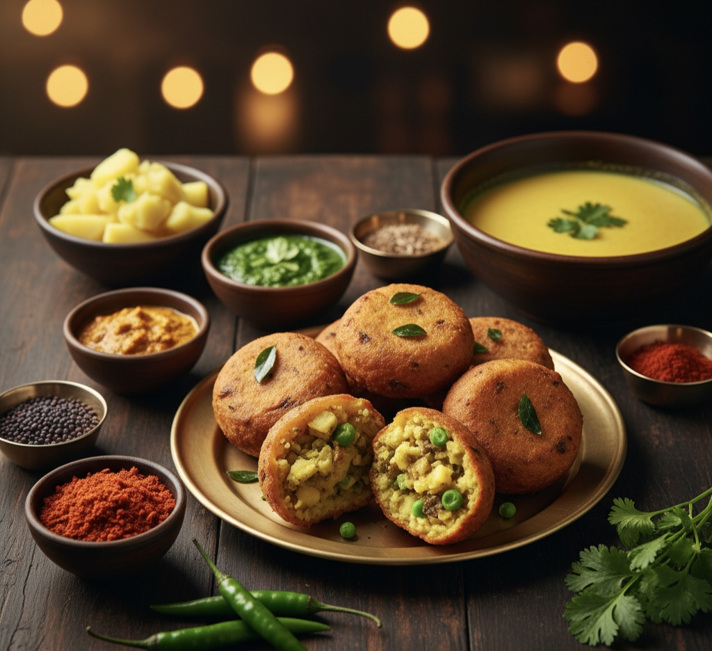 वड़ा पाव रेसिपी | Mumbai Vada Pav Best Recipe in Hindi 2025