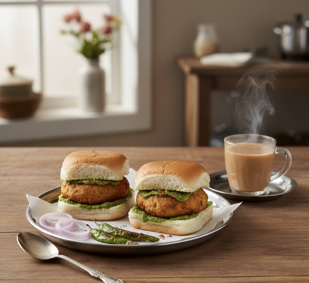 वड़ा पाव मसाला रेसिपी – घर पर बनाएं असली मुंबई स्टाइल वड़ा पाव मसाला | Vada Pav Masala Best Recipe in Hindi 2025