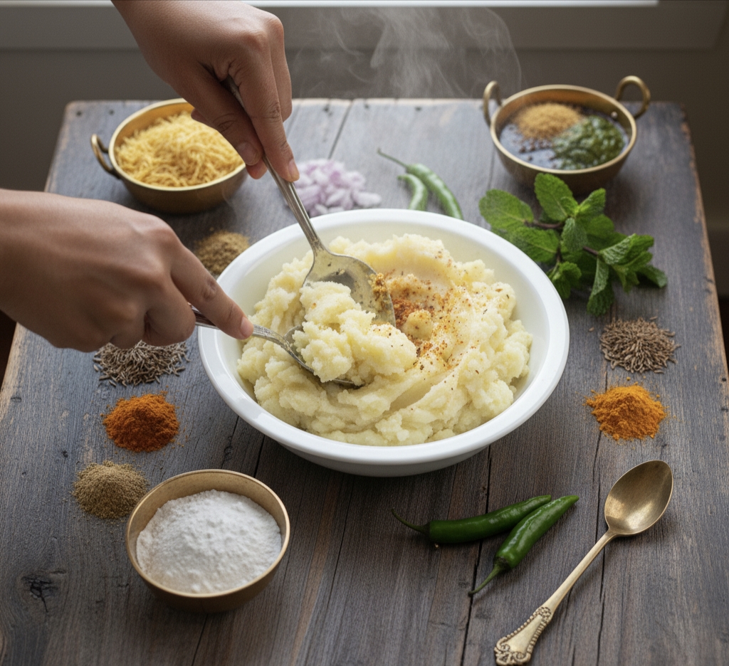 आलू टिक्की मसाला – Street Style Aloo Tikki Masala Best Recipe | TazzaGuide 2025