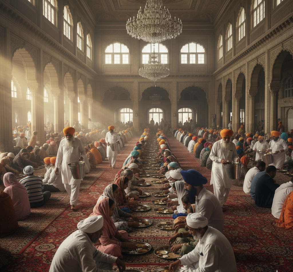 पारंपरिक लंगर के लिए पापड़ और अचार | गुरु का भोग – TazzaGuide 2025