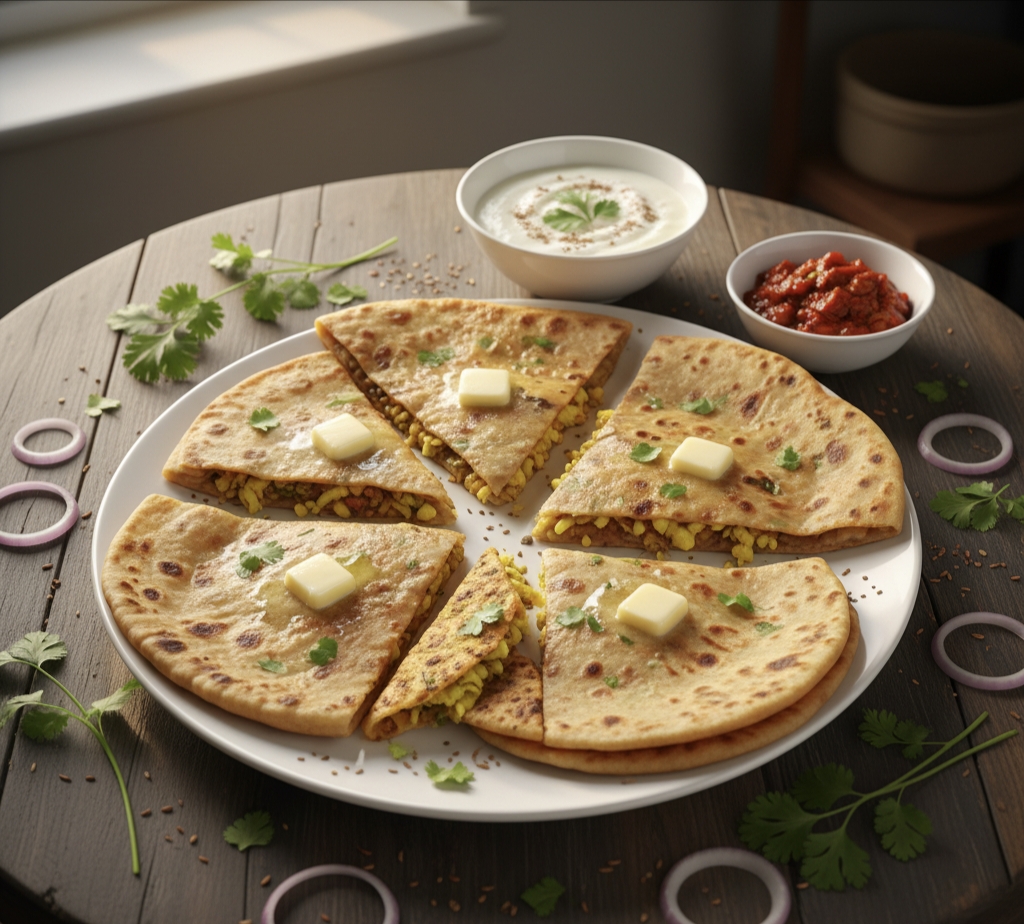 घर पर बनाएं पराठा और दही का कॉम्बिनेशन|Paratha Dahi Best Recipe 2025