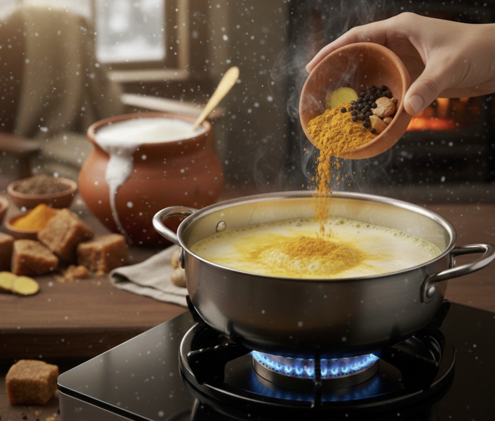 ठंडी में हल्दी वाला दूध कैसे बनाएं | Golden Turmeric Milk Best Recipe for Winter 2026