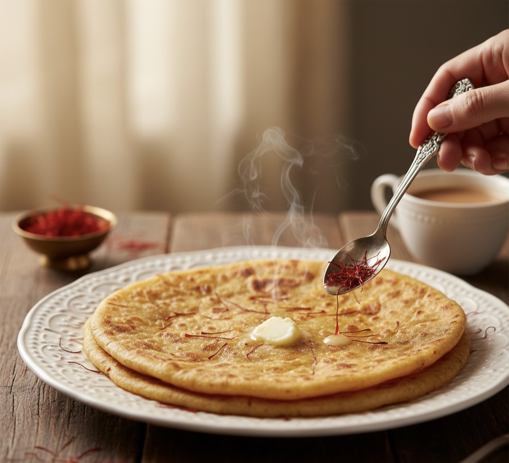 केसर पराठा रेसिपी | Kesar Paratha for Basant Panchami Best Breakfast 2026