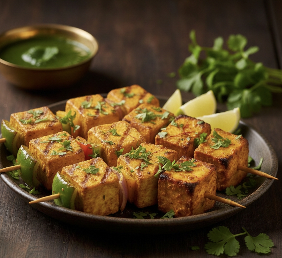 केसर पनीर टिक्का वसंत पंचमी पार्टी डिश कैसे बनाएं l Basant Panchami Special Kesar Paneer Tikka | Easy Party Recipe 2026