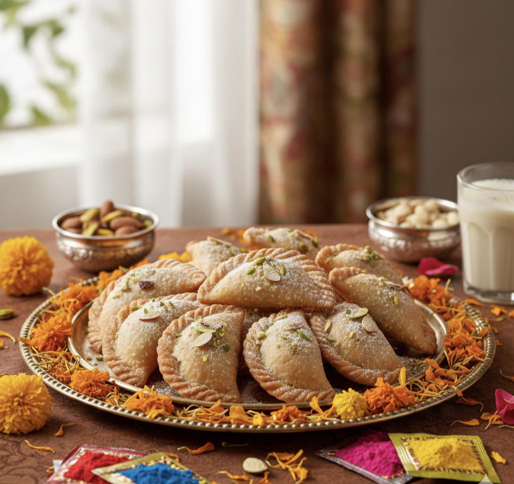 होली पर गुजिया के प्रकार | Types of 5 Best Gujiya for Holi Festival