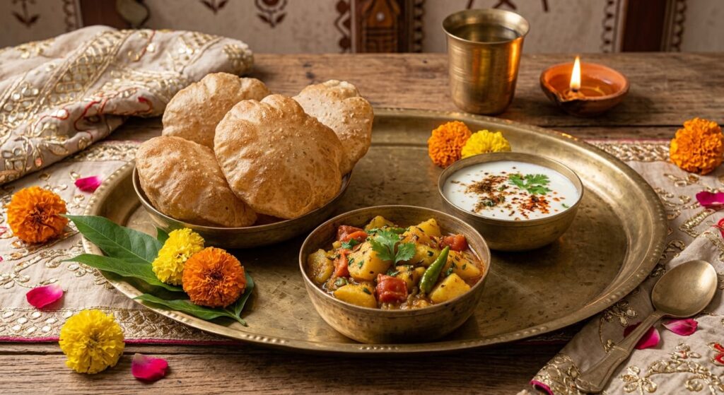 नाग पंचमी स्पेशल फूड की थाली